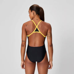 Women's Club Training Turnback One Piece Black/Gold