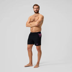 Men's Xpress Lite Panel Swim Shorts Black/Pink