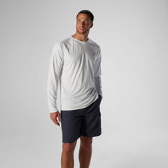 Easy Solid Long Sleeve Swim Rashguard White