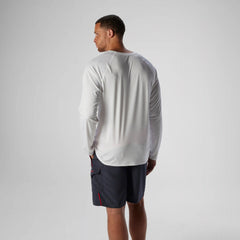 Easy Solid Long Sleeve Swim Rashguard White