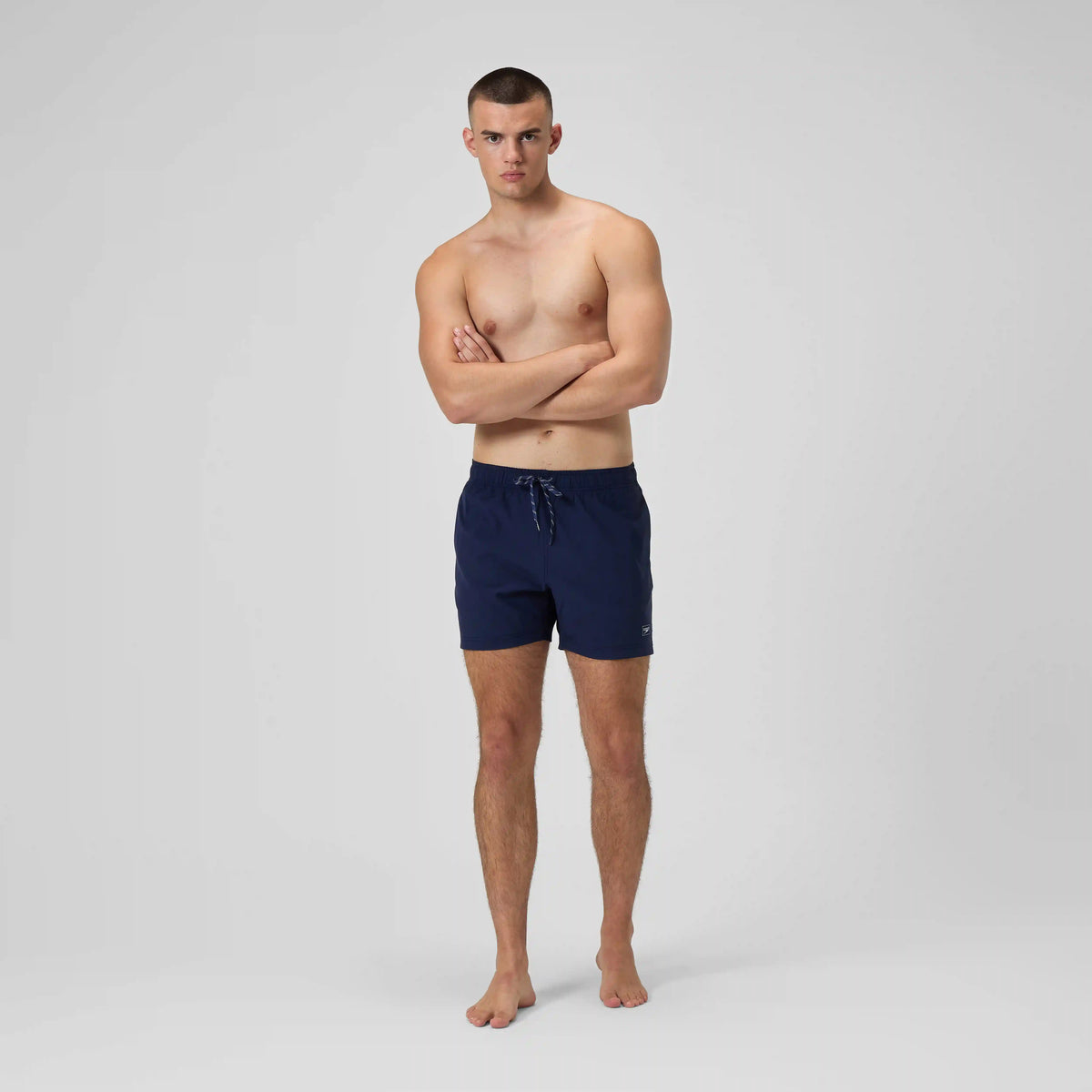Men's Classic Solid Redondo Edge Volley Swim Trunks Navy