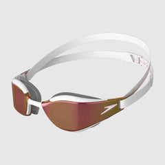 Adult Fastskin Hyper Elite Mirrored Goggles White/Rose Gold