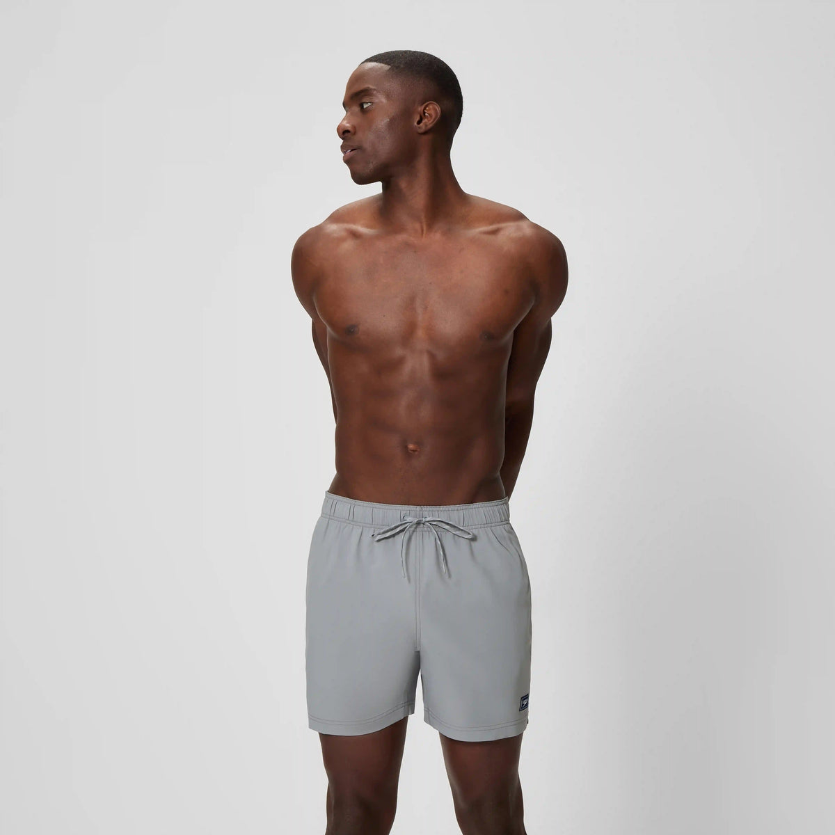 Men's Redondo Edge Solid Swim Shorts Grey