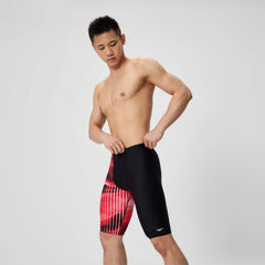 Men's Club Training Printed Jammer Red/Black