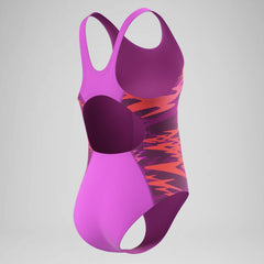 Girls Hyperboom Splice Muscleback One Piece Pink