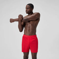 Men's The Lookout Volley Swim Trunks Red