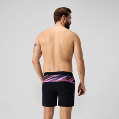 Men's Xpress Lite Panel Swim Shorts Black/Pink