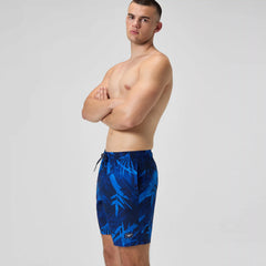 Men's Print Redondo Volley Swim Shorts Blue