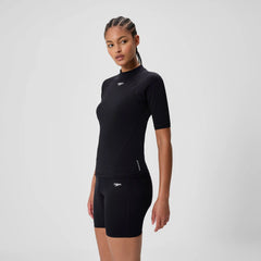 Women's Endurance+ Short Sleeve Rashguard Black