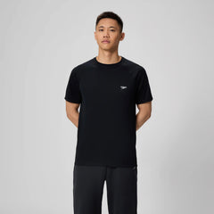 New Easy Short Sleeve Swim Rashguard Black