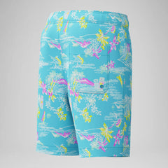 Kid's Print Redondo Volley Swim Shorts Light Blue