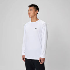 Men's Easy Long Sleeve Rashguard White