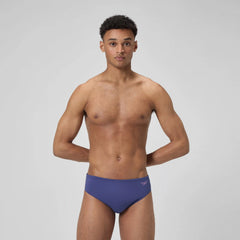 Men's Solid One Brief Blue