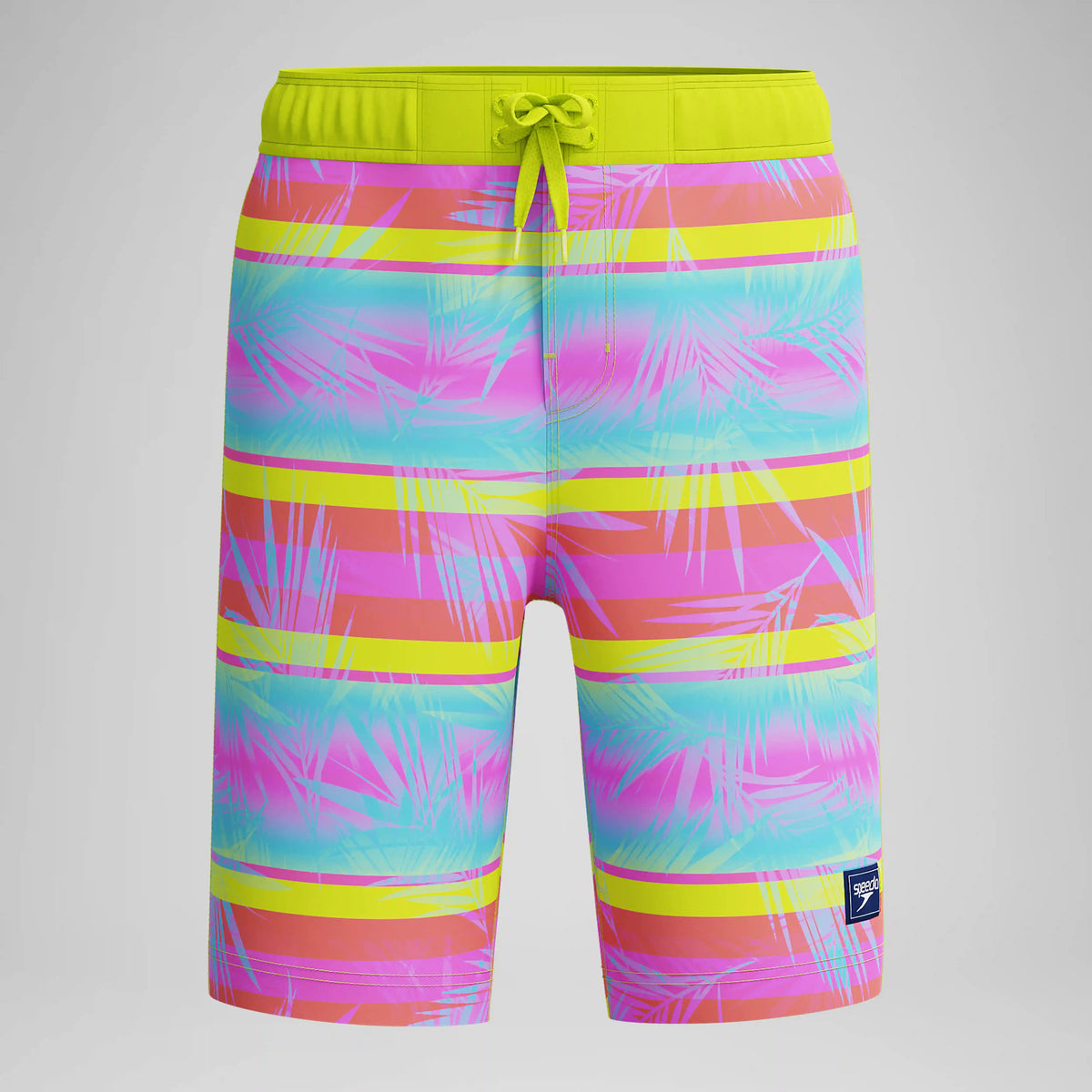 Kid's Print Boardshort Blue/Pink