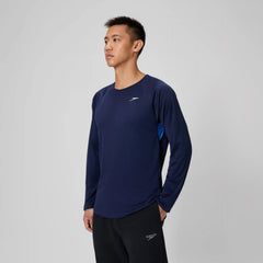 Speedo Long Sleeve Swim Rashguard Navy