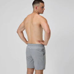 Men's Classic Solid Redondo Edge Volley Swim Trunks Gray