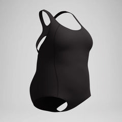 Women's Conservative Ultraback Plus One Piece Black