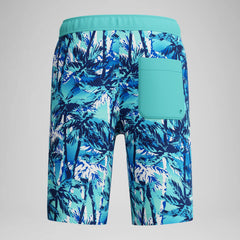 Kid's Print Boardshort Blue