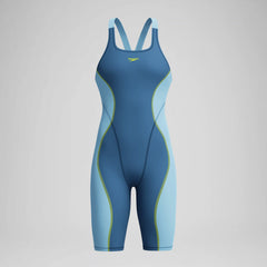 Female Fastskin HyperSpark Openback Kneeskin Blue