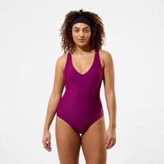 Women's Sculpture One Piece Dark Pink