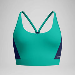 Women's Colorblock Bikini Top Teal/Navy