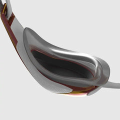 Adult Fastskin Hyper Elite Mirrored Goggles White/Rose Gold