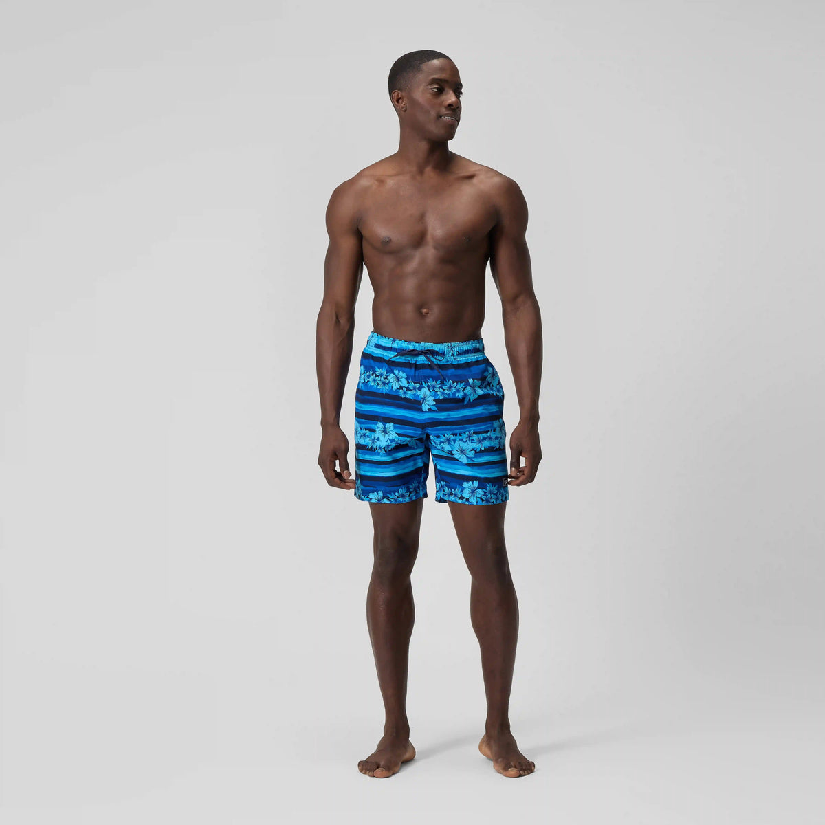 Men's Print Rondo Volley Swim Shorts Blue