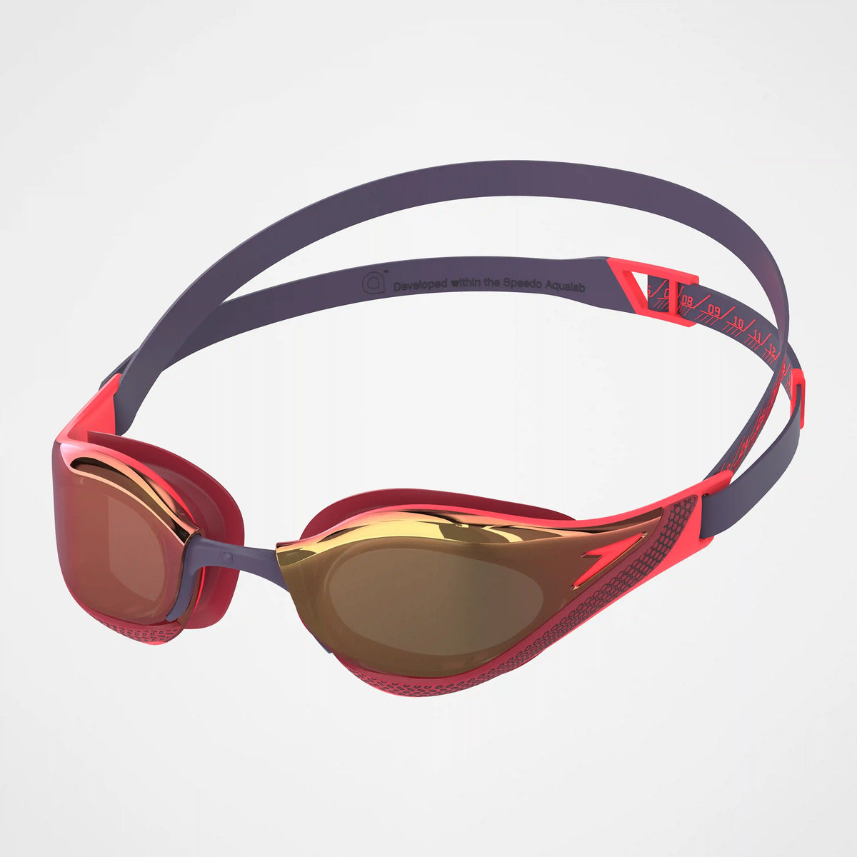 Adult Fastskin Pure Focus Mirrored Goggles Red