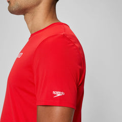 Men's Guard New Easy Short Sleeve Rashguard Red