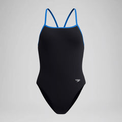 Women's Club Training Turnback One Piece Black/Blue