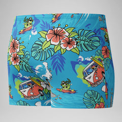 Boys' Learn to Swim Printed Square Leg Blue