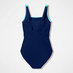 Women's Colorblock Contour One Piece Navy/Turquoise