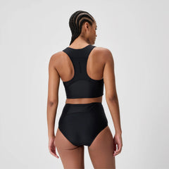 Women's Ocean Flex Crop Top Black