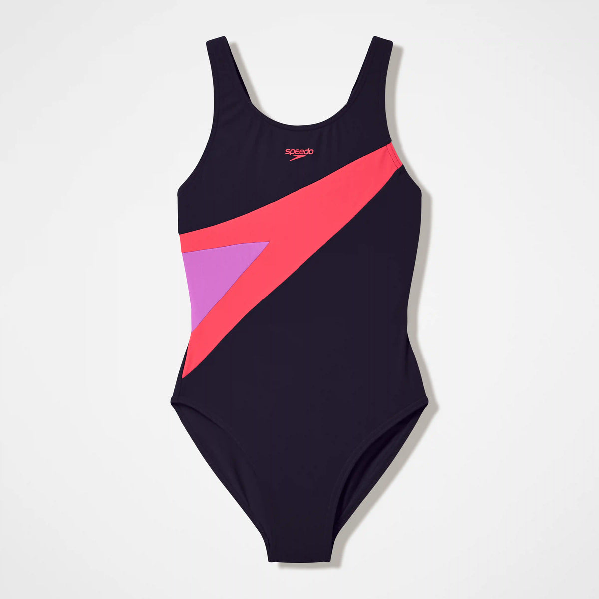 Girls Hyperboom Butterfly Back One Piece Black/Red