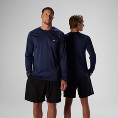 Men's New Easy Long Sleeve Granite Rashguard Navy