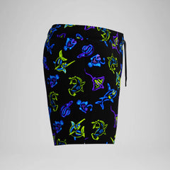 Men's Redondo Edge Printed Swim Shorts Navy