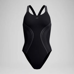 Women's Vanquisher Printed Performance Back One Piece Black