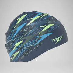 Adult Printed Silicone One Cap Teal/Blue