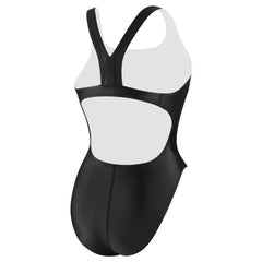 Girl's Solid Youth Super Pro One Piece Black