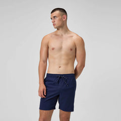 Men's Classic Solid Redondo Edge Volley Swim Trunks Navy