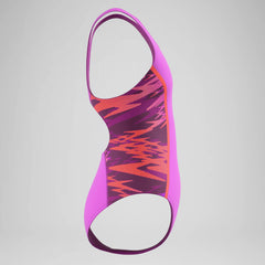 Girls Hyperboom Splice Muscleback One Piece Pink