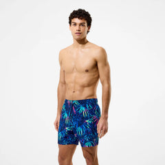Men's Redondo Edge Printed Swim Shorts Navy