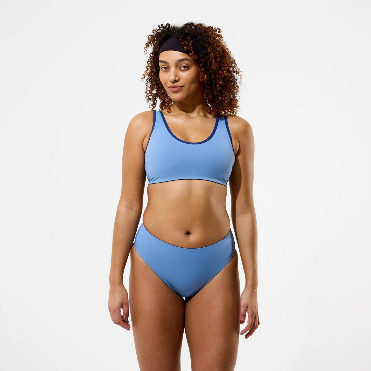 Women's Sculpture Boom Back Bikini Top Gray/Blue