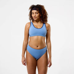 Women's Sculpture Boom Back Bikini Top Gray/Blue