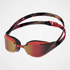 Adult Fastskin Hyper Elite Mirrored Goggles Smoke/Red