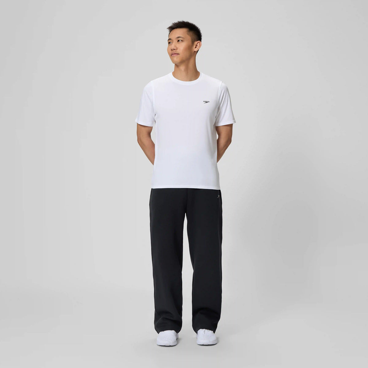 Basic Short Sleeve Swim T-shirt White