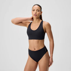 Women's Sculpture Boom Back Bikini Top Black