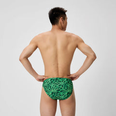 Men's Club Training Printed Brief Green