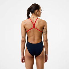Women's Team EnduranceX V-Back 2.0 One Piece Black/Red