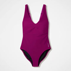 Women's Sculpture One Piece Dark Pink